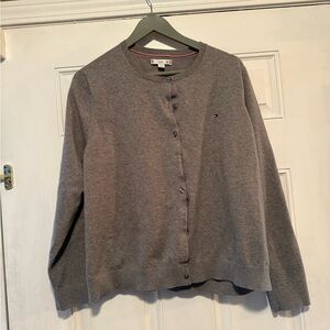 Vintage Tommy Hilfiger Charcoal Cardigan Sweater